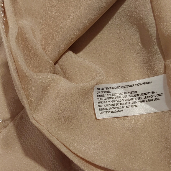 A New Day Beige Sequin Blazer & Maxi Dress XXL - Picture 10 of 15